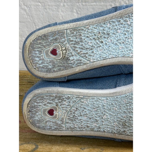 BOBS from Skechers Shoes Women's 7.5 Denim Slip On Casual Comfort Shoes - Picture 8 of 11
